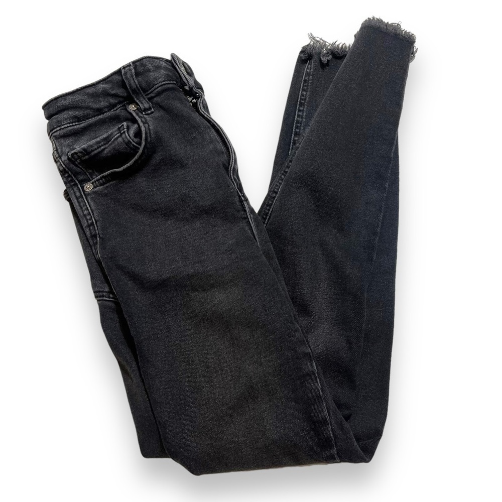 Free People We The Free High Rise Jegging Skinny Jeans Women's Size 29 Fray Hem
